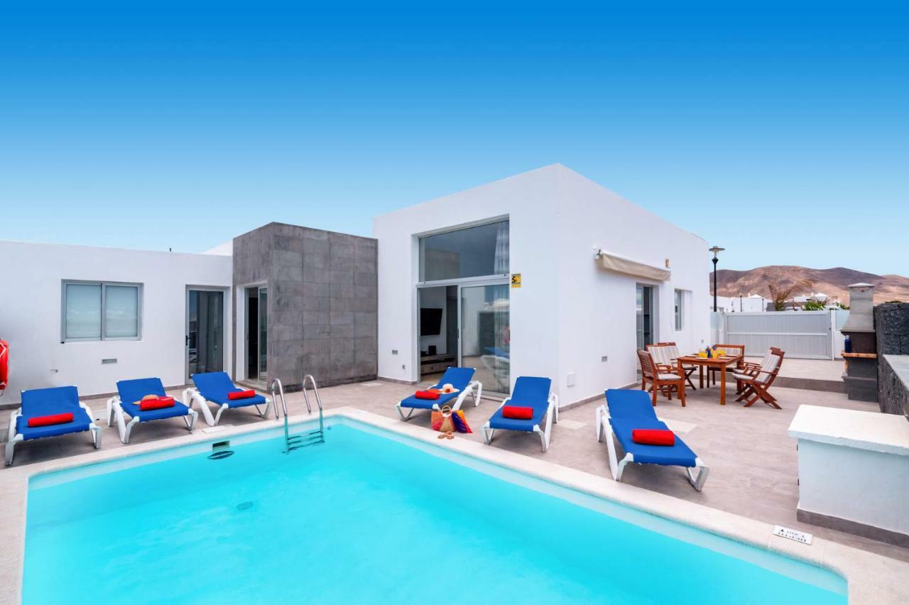 Villa With Sea View And Private Swimming Pool 普拉亚布兰卡 外观 照片
